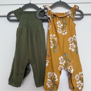 Carter's Yellow and Green‎ Jumpsuits for Playful Days